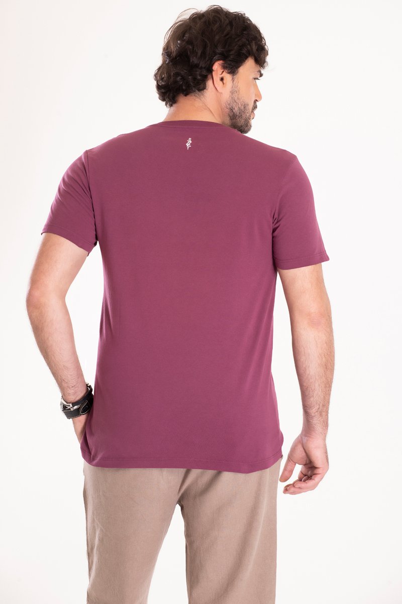 Camiseta Moçambique Bordo